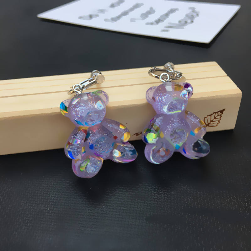 สีม่วง-ที่หนีบหู2อัน