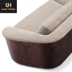 Divani <span class=keywords><strong>di</strong></span> Ultima Generazione <span class=keywords><strong>per</strong></span> Soggiorno, <span class=keywords><strong>Arredamento</strong></span> <span class=keywords><strong>di</strong></span> <span class=keywords><strong>Lusso</strong></span>, Divano Angolare in Tessuto Nabuk e Pelle - Product Image 5