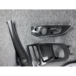 Para el interior de fibra de carbono del Mercedes Benz Clase E E200 E260 E300 E320 E350 E400 E43 E63 E53 W213, reemplazo del interior del coche de fibra de carbono - Product Image 3