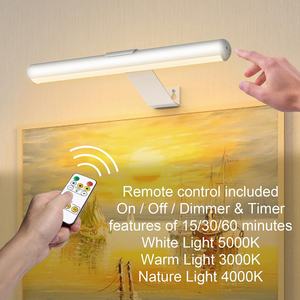 Lampe d'ambiance sans fil rechargeable à télécommande, luminosité réglable et minuterie intégrée pour tableaux, tableaux de fléchettes et galeries - Product Image 4