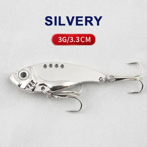 Wholesale Vibrating Lipless Crankbait Tungsten Ice Fishing Jigs Metal Vib Fishing Lures For Bass Casting Vibe Fish Lures