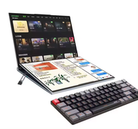 Ordinateurs portables à double écran tactiles 16 pouces I7-1260P 2024 Nouveauté, ordinateur portable à double écran I5 pour jeux et affaires