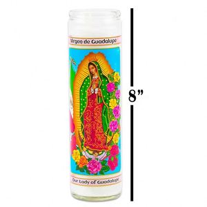 Velas Votivas Religiosas Personalizadas de 8 Días al por Mayor, Surtido de Santos en Frascos de Vidrio, Excelente Decoración para el Hogar, Cera de Parafina para Año Nuevo - Product Image 2