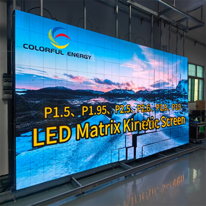 2024 Bunte Energie Hoch auflösender COB-<span class=keywords><strong>LED</strong></span>-Matrix bildschirm Atember aubende visuelle kinetische <span class=keywords><strong>LED</strong></span>-Anzeige mit neuen Funktionen - Product Image 6
