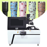 Printer Inkjet UV Silinder Otomatis Kecepatan Tinggi Jucolor Double-Station dengan Kepala Cetak Ricoh untuk Botol dan Cangkir-Baru