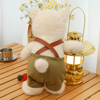 Boneka Plush Berkualitas Tinggi Grosir Pabrik Berbagai Ukuran dengan Desain Westie yang Lucu dan Isian Kapas PP Elastis Tinggi