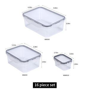 ภาชนะพลาสติกเก็บอาหารไมโครเวฟภาชนะบรรจุอาหารรูปแบบใหม่ราคาถูก - Product Image 5