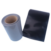 Roll Selubung Susut Panas PVC Custom Print MOQ Rendah, Tabung Pembungkus Susut untuk Penutup Isolasi Sel Baterai Lithium