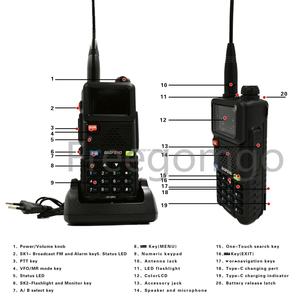 2026 pour UV-5RM 2026 Nouvelle version améliorée Talkie-walkie analogique tri-bande UHF VHF 10 Watts 999 canaux FM avec chargement USB Type-C - Product Image 4