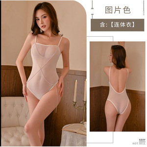 Lencería Sexy, Nuevo Estilo, Camisola Transparente, Camisón Sexy, Body para Chica Sexy, Conjunto de Traje de Baño con Cuentas 2217 - Product Image 1