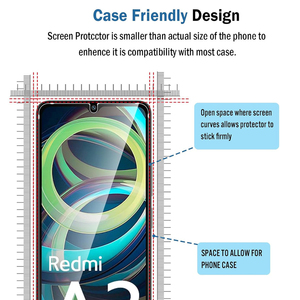 Vidrio templado 9H para Xiaomi <span class=keywords><strong>Redmi</strong></span> A3 HD, película transparente resistente a los arañazos, Protector de pantalla sin burbujas para <span class=keywords><strong>Redmi</strong></span> A3 2024 - Product Image 2