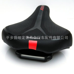 Savadia <b>Bicycle</b> Saddle With Taillight Comfortable Mountain Bike Seat Black Red Blue <b>Lighted</b> Cycling Accessory - Product Image 2