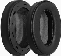 Coussinets d'oreille de remplacement Joghaw pour casque, compatibles avec MDR-1AM2, en cuir protéiné de qualité supérieure avec mémoire de forme douce