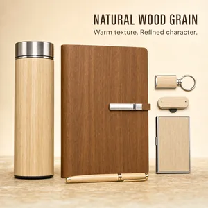 Eco Friendly Natural Bamboo Custom Logo Custom Engraving Printing <b>for</b> Corporate Wedding Souvenir Wholesale Bamboo <b>Gift</b> Set - Product Image 2