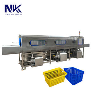 <span class=keywords><strong>Machine</strong></span> de nettoyage entièrement automatique pour paniers alimentaires, équipement de nettoyage haute pression pour paniers en plastique - Product Image 3