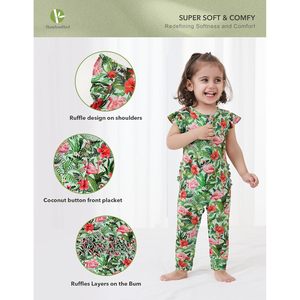 Mono de bambú para bebés, sin mangas, sin pies, para dormir y jugar, de 3 a 24 meses. - Product Image 2