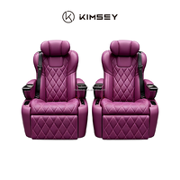 Siège de voiture modifié de luxe en cuir de style aérodynamique JS02A KIMSEY pour Toyota Alphard Vellfire Sienna Granvia