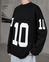 Pull en maille à col rond pour homme avec logo personnalisé OEM, manches longues, tricot décontracté, pulls d'hiver, jerseys en maille pour homme