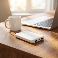 Powerbank 5000mah baterai Li kapasitas tinggi Power Bank Lithium portabel grosir kompatibel 5000 Power Bank Mini