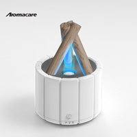 Diffuseur d'arômes Aromacare 150 ml, lampe à flamme simulée électrique USB, huile essentielle, diffuseur de feu de camp