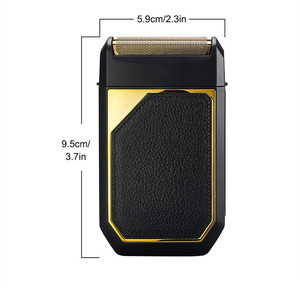 गीले और शुष्क डबल-उपयोग वाटरप्रूफ इलेक्ट्रिक फॉइल शेवर रेजर मशीन छोटे चेहरे की दाढ़ी ट्रिमर रिचार्जेबल फॉइल शेवर - Product Image 6