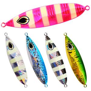 เหยื่อตกปลาเหล็กสแตนเลสแบบจมเร็ว สำหรับตกปลาทะเลน้ำลึก พร้อมไฟกลางคืน สำหรับตกปลาทะเล แบบเหยื่อปลอมแข็ง ตีไกล ใช้กับเรือตกปลา สำหรับปลาสเปน - Product Image 5