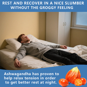 Dietary Supplement Ashwagandha Gummies Herbal <b>Blend</b> Support Healthy Mood Improve Immune Ashwagandha Gummies Candy - Product Image 4