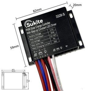 Sukite <span class=keywords><strong>PWM</strong></span> pengendali pengisi daya tenaga surya, pengendali pengisian daya tenaga surya 3228 3.2V 30W <span class=keywords><strong>20A</strong></span> untuk lampu jalan energi matahari dengan Sensor proyek lampu jalan - Product Image 6