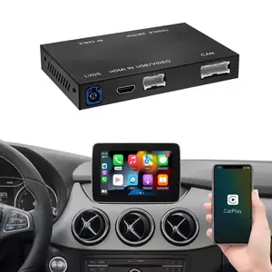 Radio Mobil navigasi Stereo Carplay nirkabel, Upgrade untuk Mercedes untuk Benz Clk W209 W203 W463 Wifi 4G