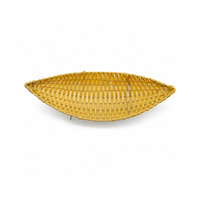 Panier en PP tissé écologique, motif bambou, qualité alimentaire, durable, facile à nettoyer, style japonais, pour servir fruits et légumes à la maison