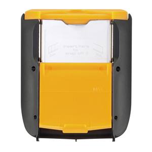 Contenedor para cuchillas usadas, apto para cinturones y bolsas, práctico y seguro para el manejo y transporte de residuos. - Product Image 1