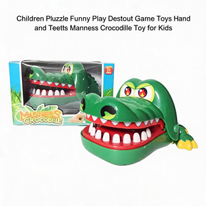 Enfants Puzzle Drôle Jouer Jeu De Bureau Jouets Main Et Dents Madness Crocodile Jouet Pour Enfants - Product Image 5