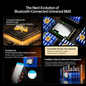 JBD 8S-20S Motor Eléctrico Inteligente BMS LiFePO4 Li-ion 9S 10S 11S 12S 13S 14S 36V 15S 16S 48V 60V 72V BMS BT UART 40Ah 50Ah 60Ah - Product Image 3