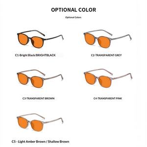 Óculos Anti Luz Azul Laranja OEM Óculos Bloqueadores de Luz Azul Óculos de Leitura com Lente Vermelha - Product Image 5