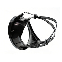Masque de plongée HD en silicone étanche avec verre trempé pour la pêche sous-marine, la plongée avec tuba et la plongée libre