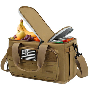 Bolsa Térmica Táctica para Almuerzo, para Campamento, Senderismo, Picnic al Aire Libre, para Hombre, con Sistema Molle EDC - Product Image 1