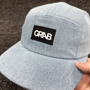Cappellino da campeggio a 5 pannelli personalizzato di alta qualità, sportivo, da esterno, per adulti, non strutturato, per corsa - Product Image 2