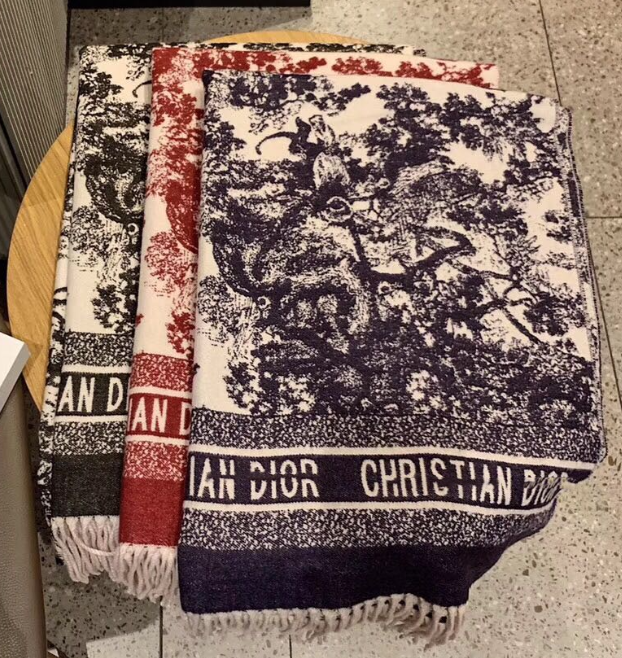 Европейский и американский осенне-зимний новый теплый модный женский шарф с бахромой и рисунком животных большой платок