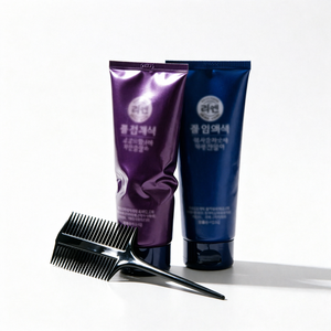 Tinte para el Cabello Moby Book Root Dye Black, Fórmula K Beauty, Producto para el Cuidado del Cabello - Product Image 1