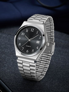 Montre à quartz unisexe personnalisée TOMI Luckyfox <span class=keywords><strong>L107</strong></span>, acier inoxydable, design minimaliste, montre de mode pour affaires, OEM ODM - Product Image 1