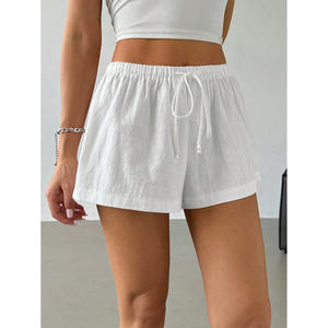 2025 Europe United States New Ladies Vintage Casual <strong>Shorts</strong> Summer Regular Fit Polyester Trend Cross-border Foreign Trade Spot - Product Image 2