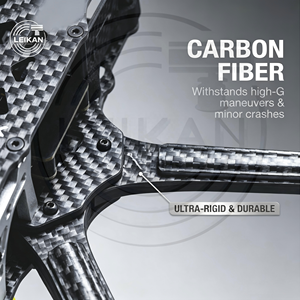 Drone da Corsa FPV con Telaio in Fibra di Carbonio da 5 Pollici, Quadricottero RC ad Alta Velocità per Fotografia Aerea e <span class=keywords><strong>Volo</strong></span> Freestyle - Product Image 3