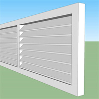 AS2047 Australie - Toit à lamelles en aluminium motorisé - Volets en aluminium pour fenêtres - Pour appartements et hôtels