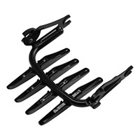 Portaequipajes Desmontable Negro Compatible con Harley Touring Street Electra Glide 2009-2025