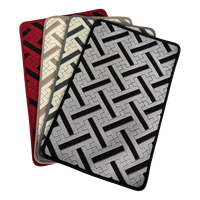 Nouveau Tissu de Moquette Tissé à la Machine Résistant à l'Usure 350g en Polyester avec Dos Antidérapant pour Véranda, Vestiaire, Salle de Sport et Décoration