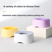 Fontaine à eau pour animaux de compagnie, gamelle pour chien et chat, mignonne, solide, flottante, anti-déversement, en ABS, automatique