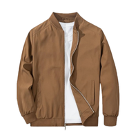 Vestes bomber pour hommes personnalisées par les fabricants, mode élégante, coupe-vent léger, vestes décontractées pour hommes, printemps, automne