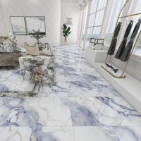Carreaux de sol en porcelaine effet marbre blanc poli 600x600mm antidérapants et émaillés, vente chaude à Foshan, carreaux de porcelaine muraux et de sol en céramique bon marché