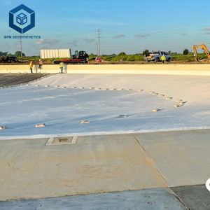 Tissu géotextile non tissé en PP à haute perméabilité pour l'enroulement des canaux drainants français, couche de protection imperméable souterraine - Product Image 2
