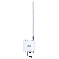 Passerelle LoRaWAN industrielle extérieure Aurtron CG10LE IP68, 8 canaux, portée longue distance de 8 km, station de base avec GPS pour environnements difficiles